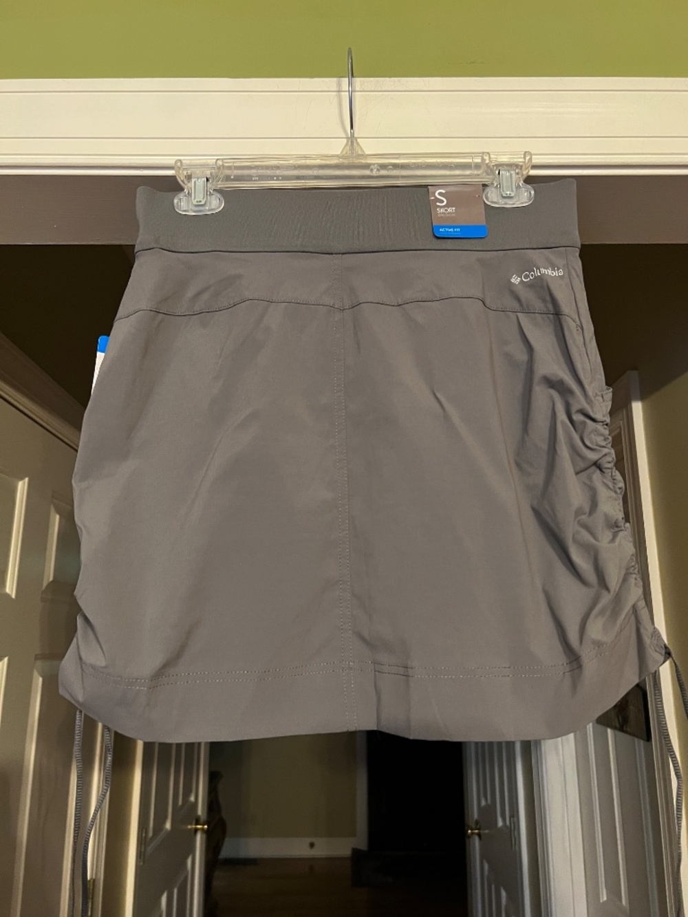 $70 NWT Women's Columbia Omni Shield Anytime Casual Skort in Gray Size SMALL - Picture 4 of 9